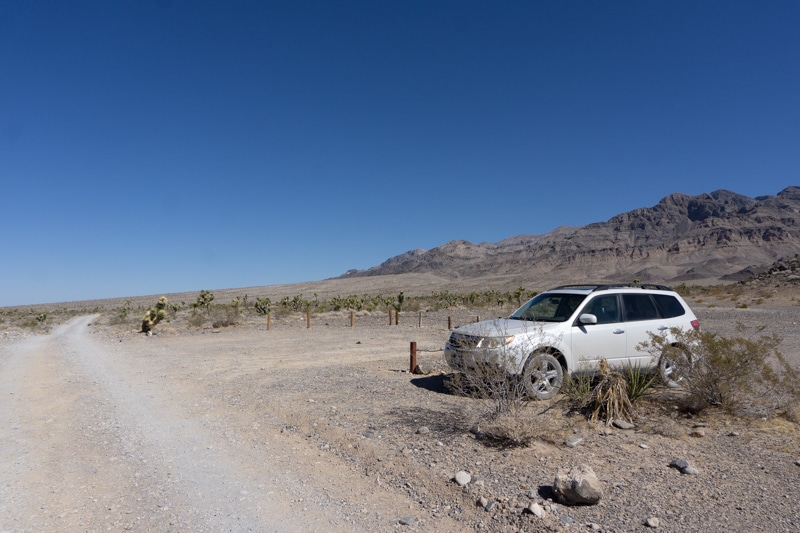 Gass Peak Road Free Camping