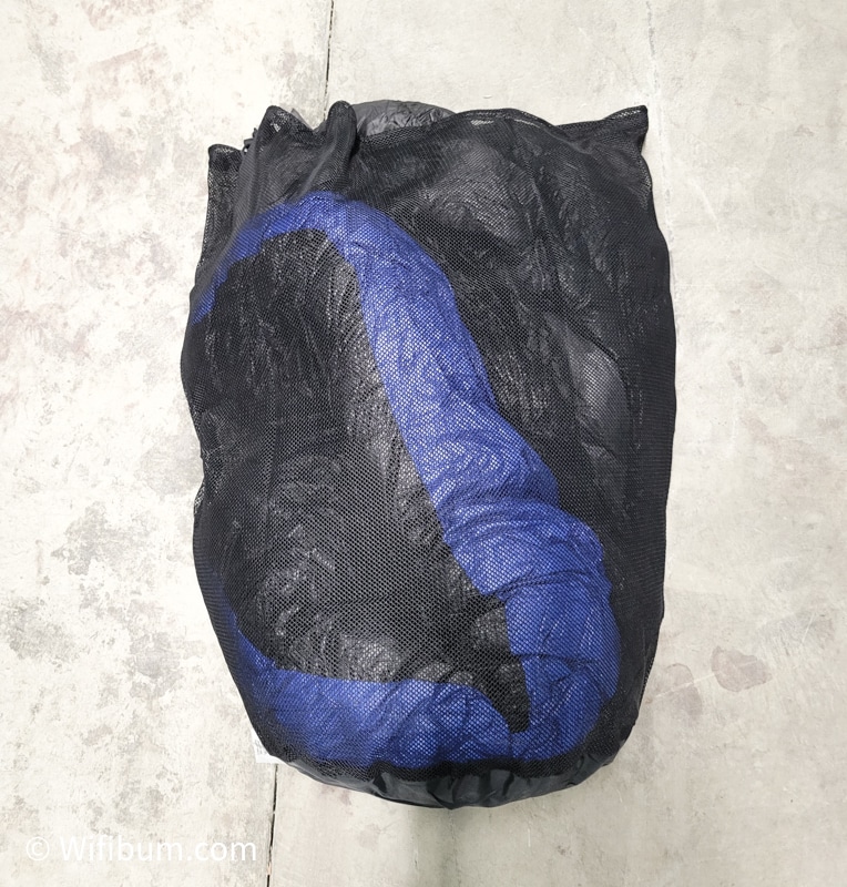 mesh bag for sleeping bag