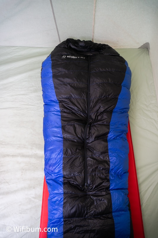 The Outdoor Vitals Atlas Sleeping Bag: Warm and Affordable - WifiBum