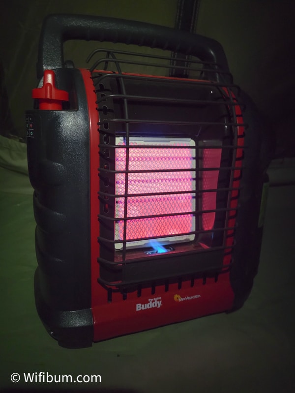 canavs tent accessory: mr heater buddy