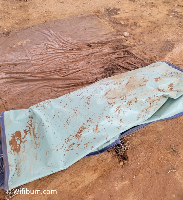 wet springbar ground tarp