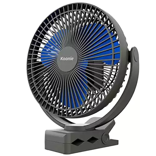 Koonie Rechargeable Battery Operated Camping Fan