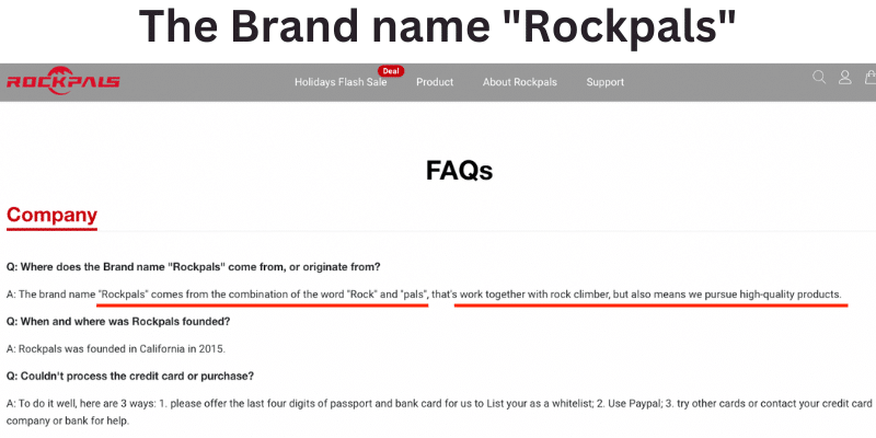 rockpals faq specs infographic