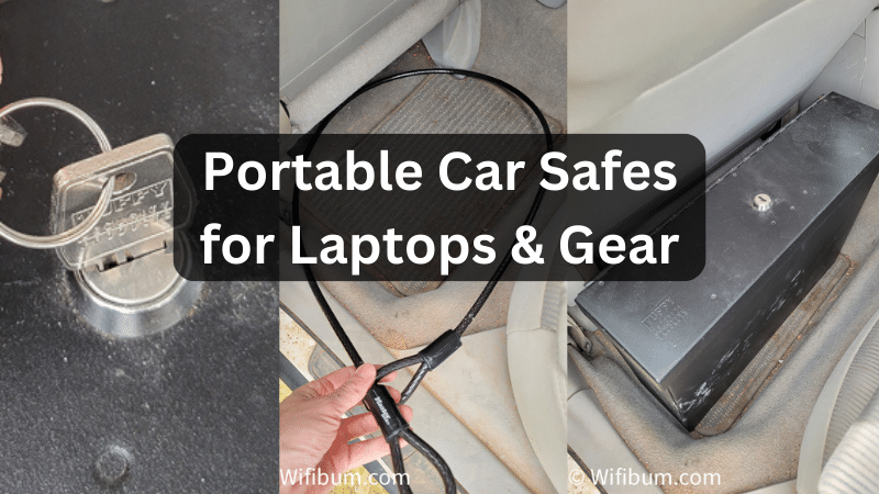 Best Portable Car Safe & Security Lock Box for Laptop & Valuables