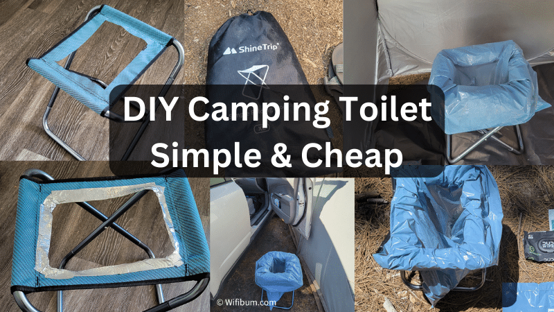 DIY Camping Toilet | Making a Cheap & Easy Portable Campsite Toilet