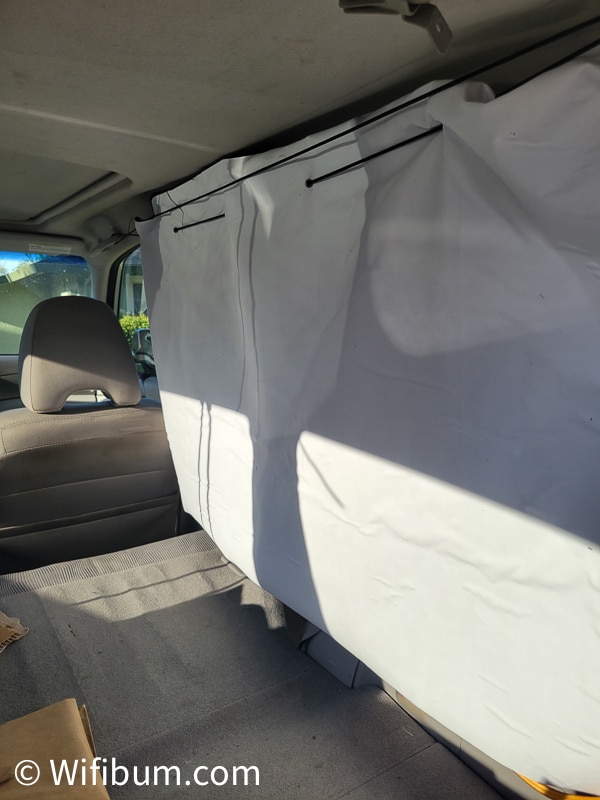 how to make car curtains