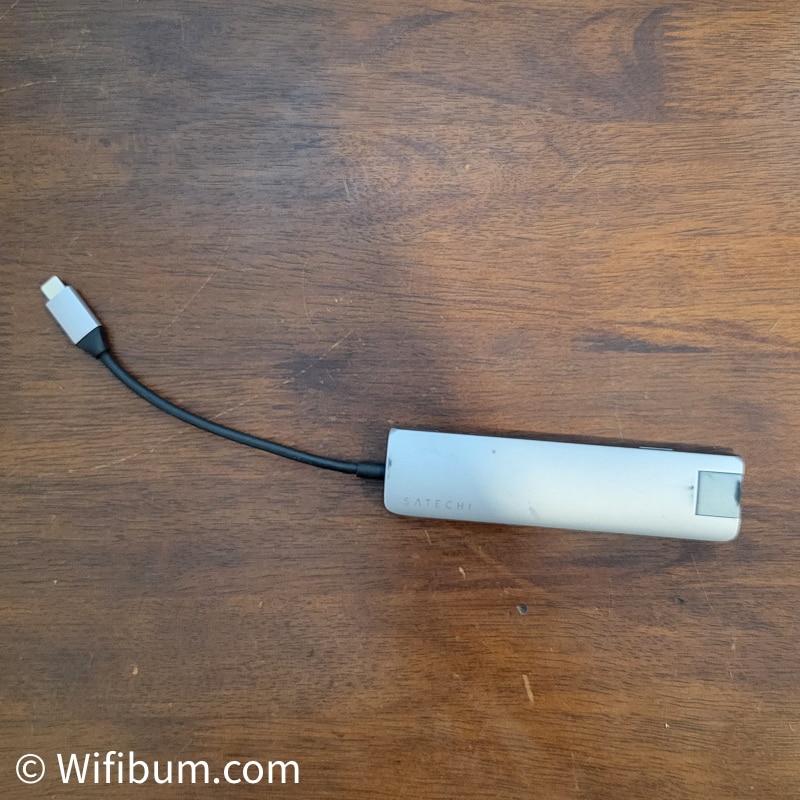 Satechi USB multiport adaptor for macbook