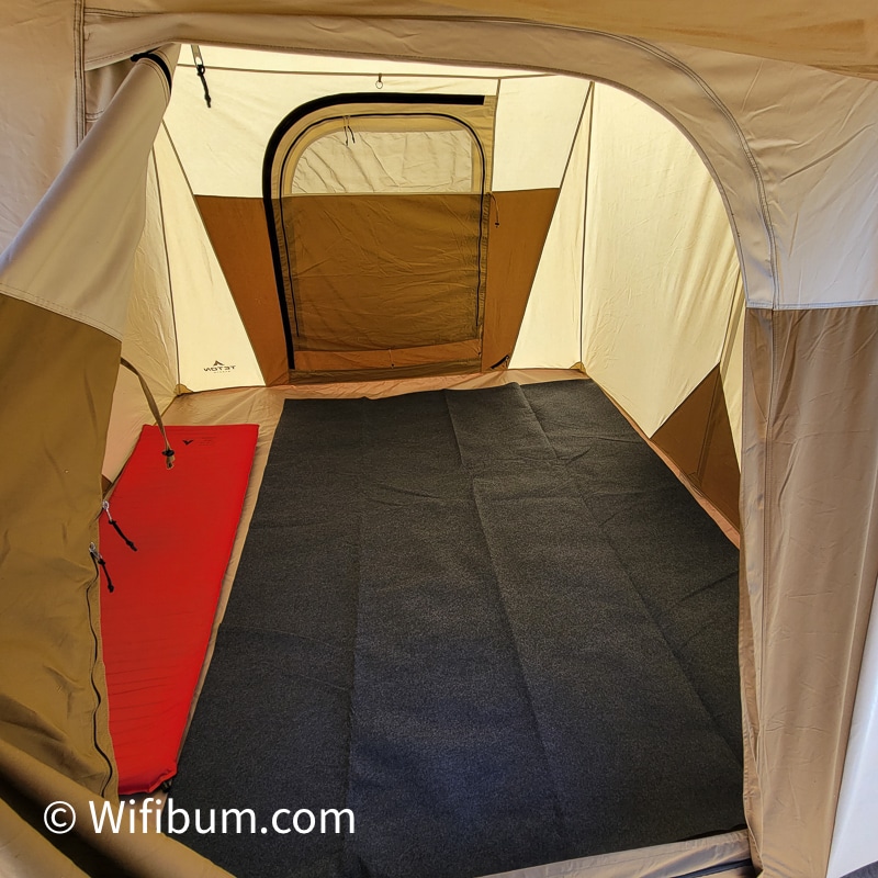 tent floor pad for tent flooring