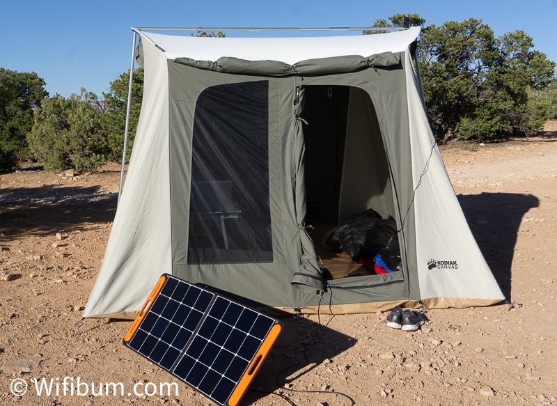 office tent work remotely