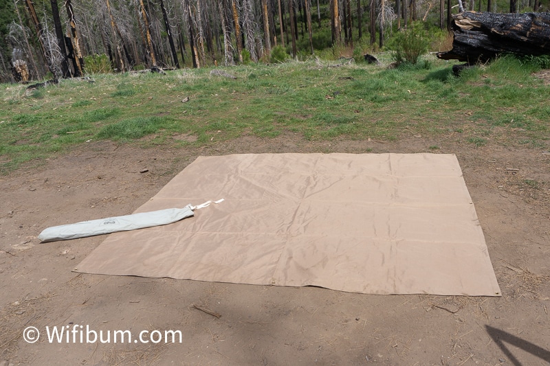 canvas tent footprint