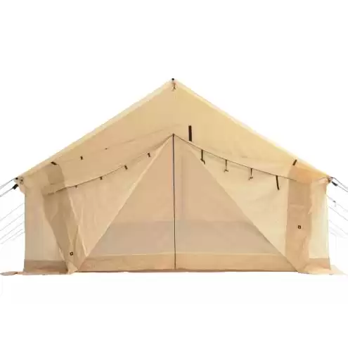 WHITEDUCK Canvas Wall Tent Waterproof 4 Season Outdoor Camping & Hunting Tent