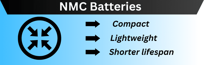advantages and disadvantages nmc battery