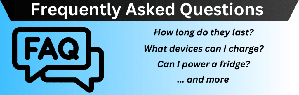 frequently asked questions for buying a portable power station