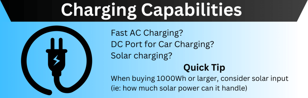 power station charging capabilities